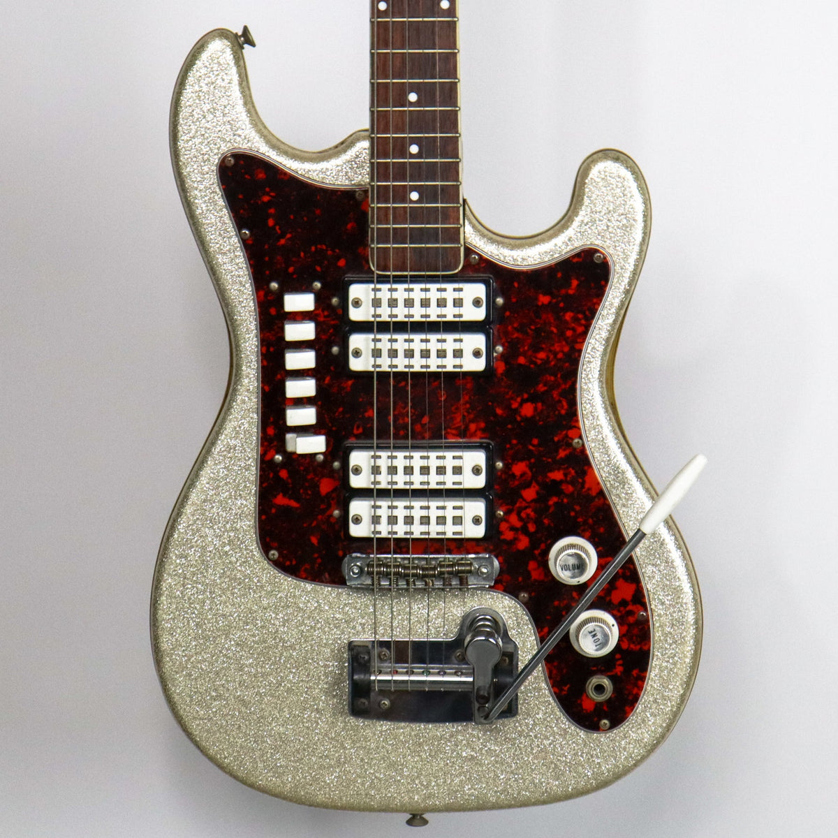EKO 1960s Gold Sparkle 500 V4 Dot Inlay