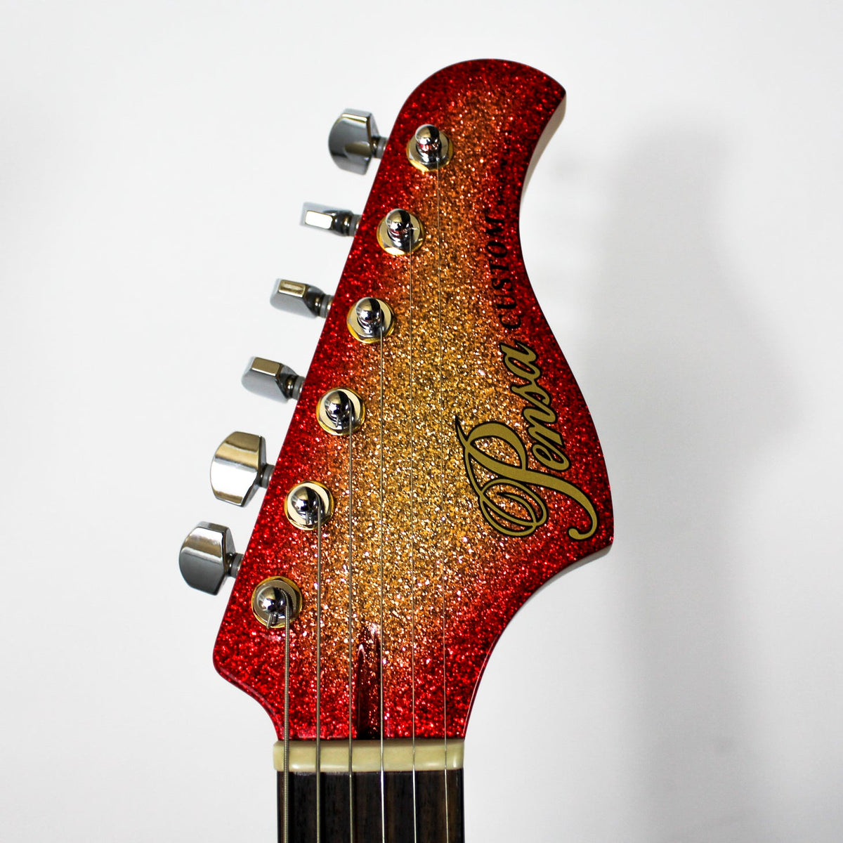 Pensa NR "Non-Reverse Firebird" Gold Flake with Red Burst 0809