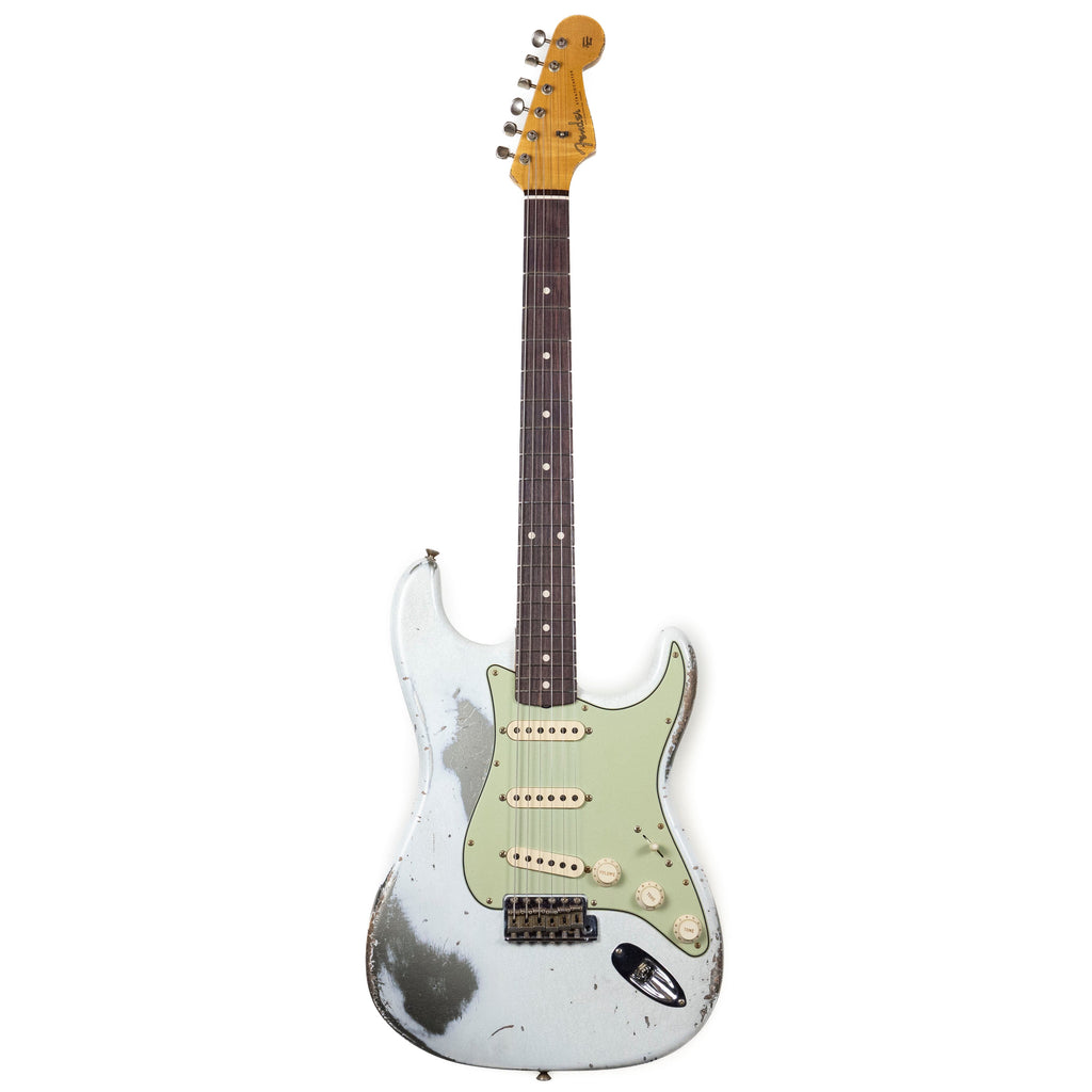 Fender Custom Shop 1961 Strat Olympic White Over Inca Silver