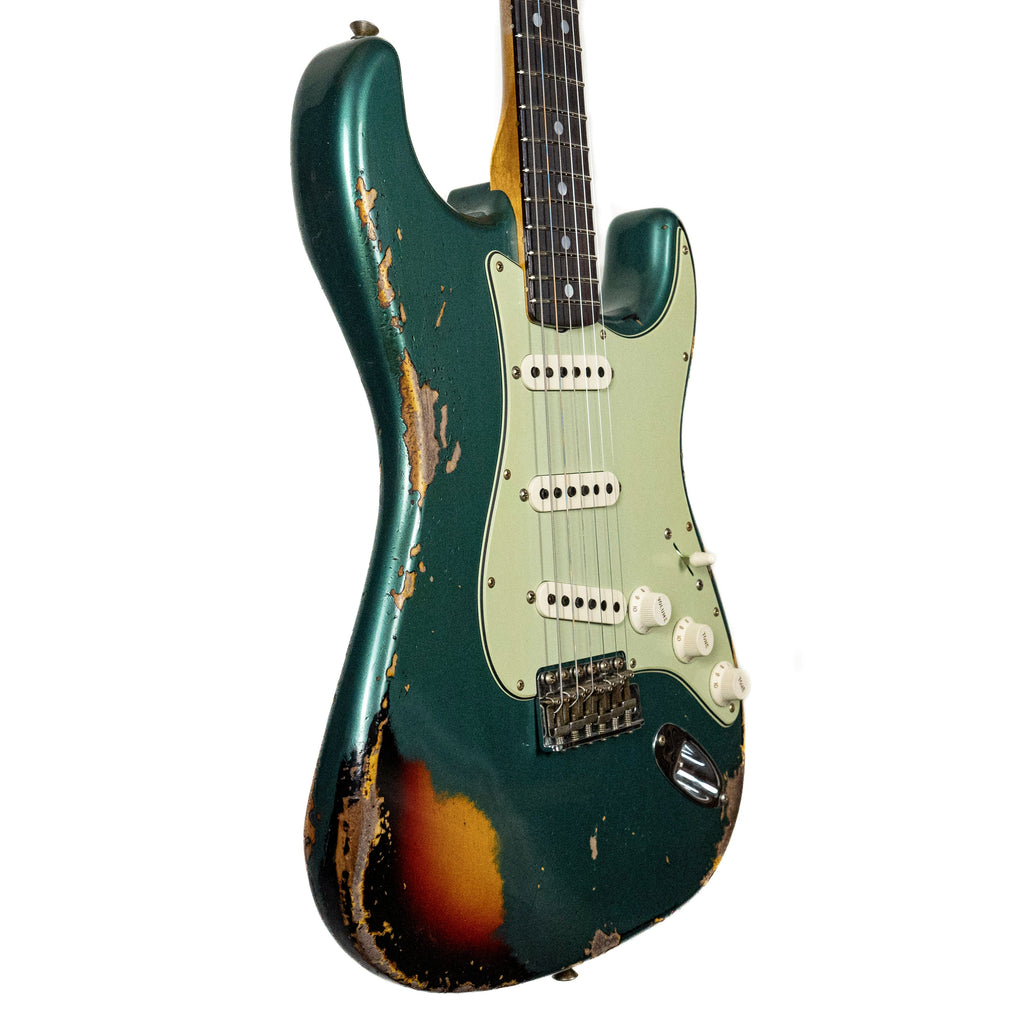 Fender Custom Shop 1967 Strat Sherwood Green Over Sunburst