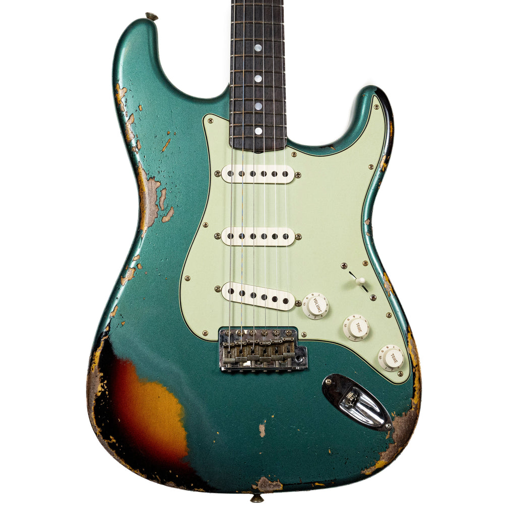 Fender Custom Shop 1967 Strat Sherwood Green Over Sunburst