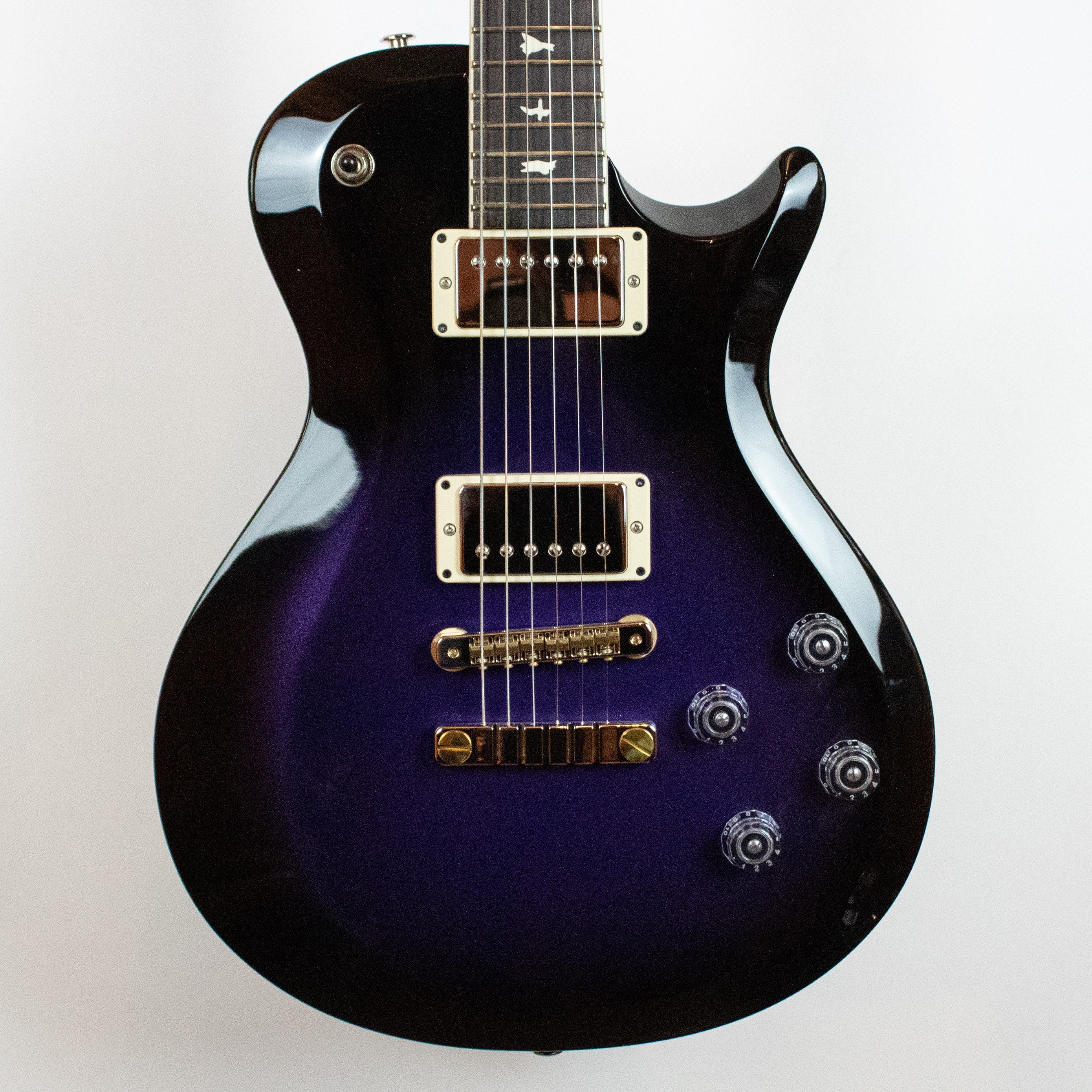 PRS S2 Singlecut 594 Metallic Purple with Black Wrap Burst
