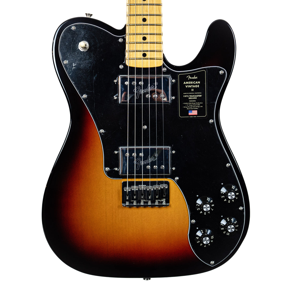 Fender American Vintage II '75 Telecaster Deluxe 3-Tone Sunburst