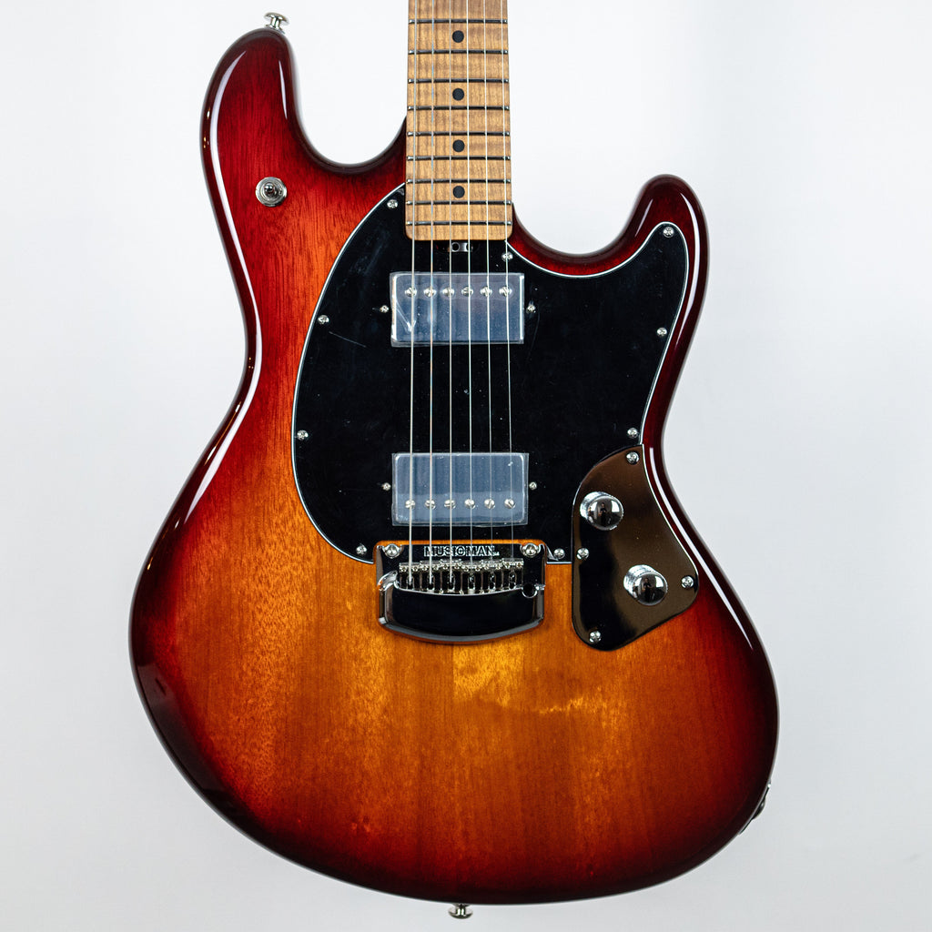 StingRay Guitar HH Trem Burnt Amber