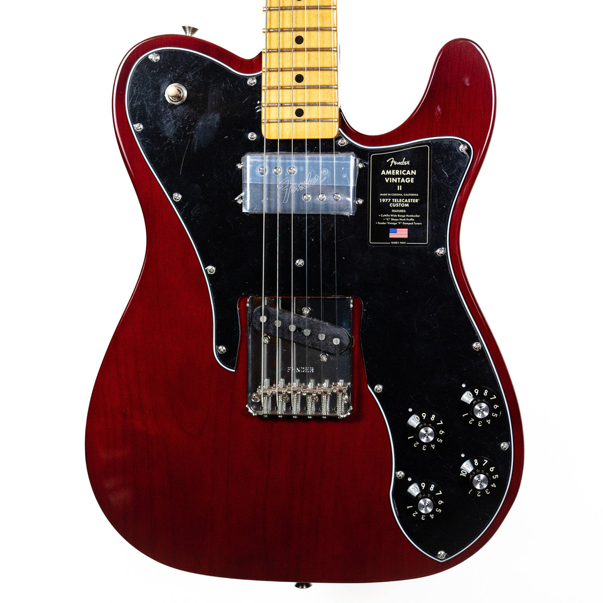 Fender American Vintage II LTD '77 Tele Custom Wine