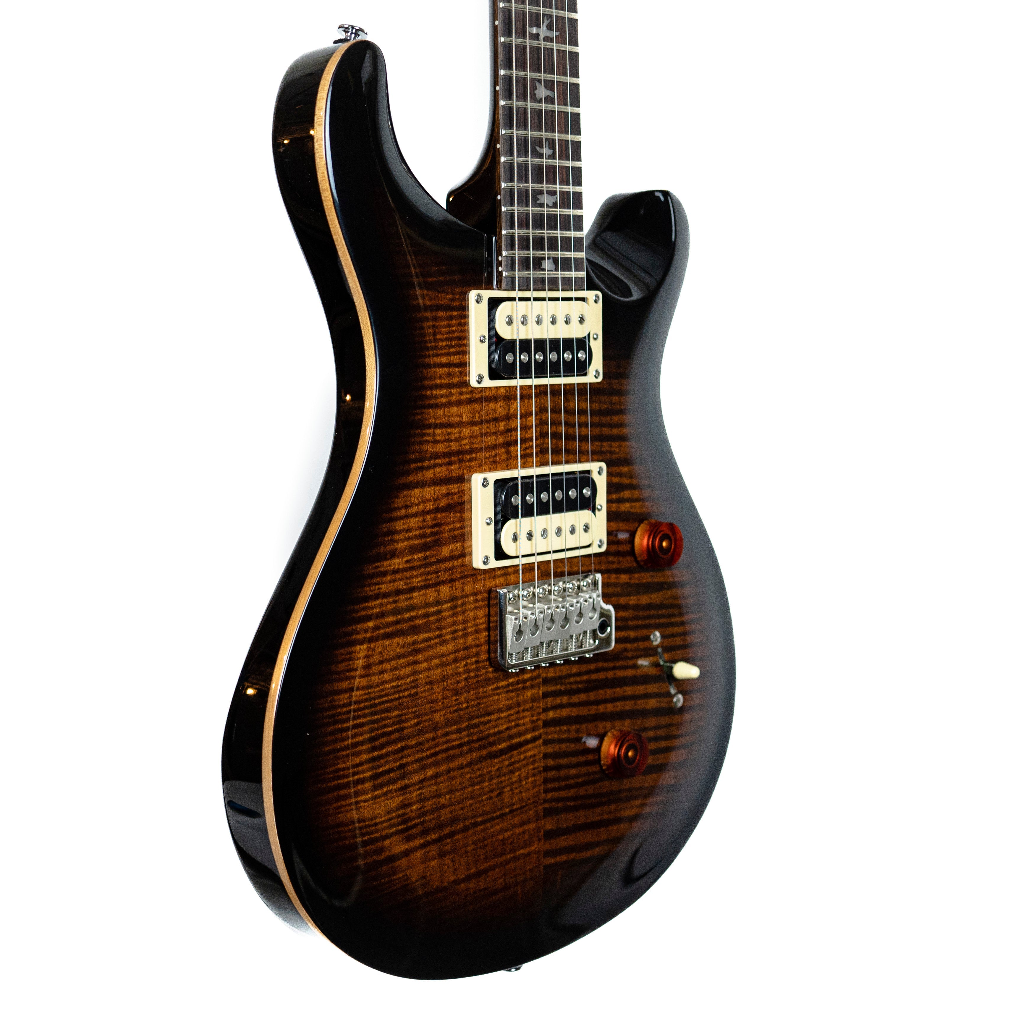 PRS SE Custom 24 Black Gold Sunburst