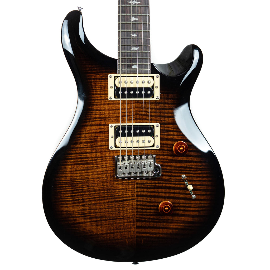 PRS SE Custom 24 Black Gold Sunburst