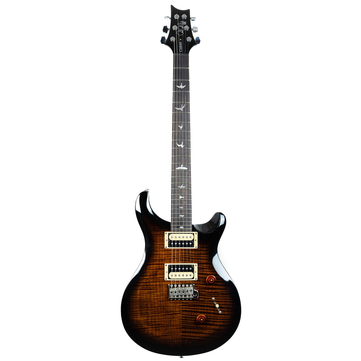 PRS SE Custom 24 Black Gold Sunburst