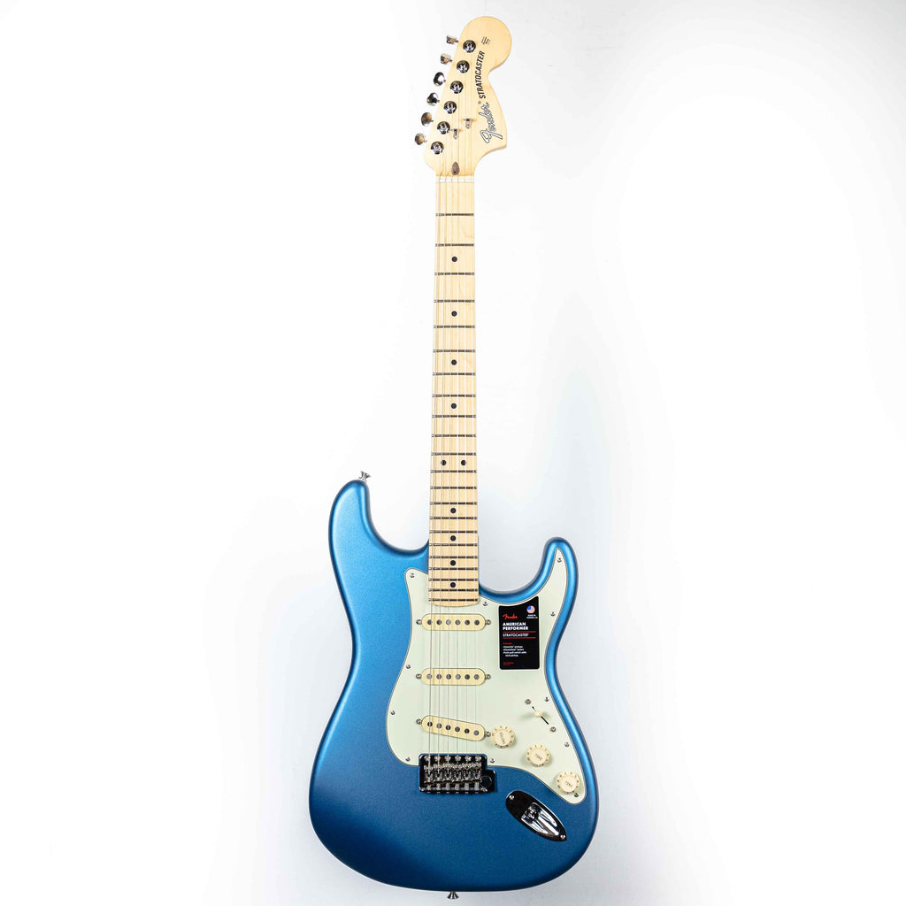 Fender American Performer Stratocaster, Satin Lake Placid Blue
