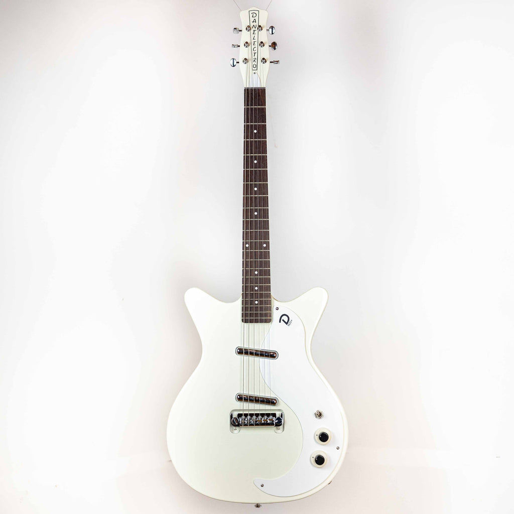 Danelectro 59M- NOS+ Double Cutaway Outta-Sight White