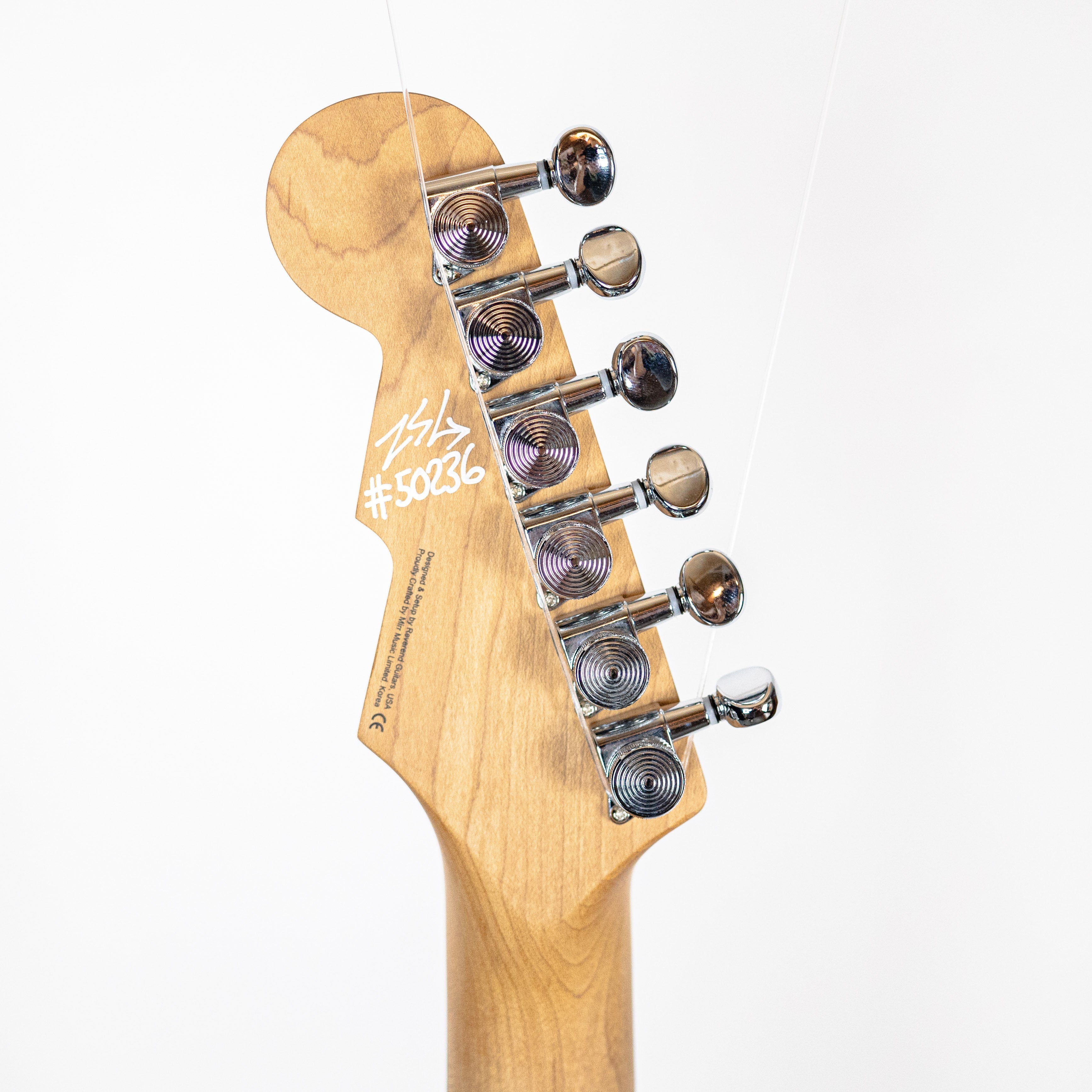 Reverend Jetstream 390 Korina Burst