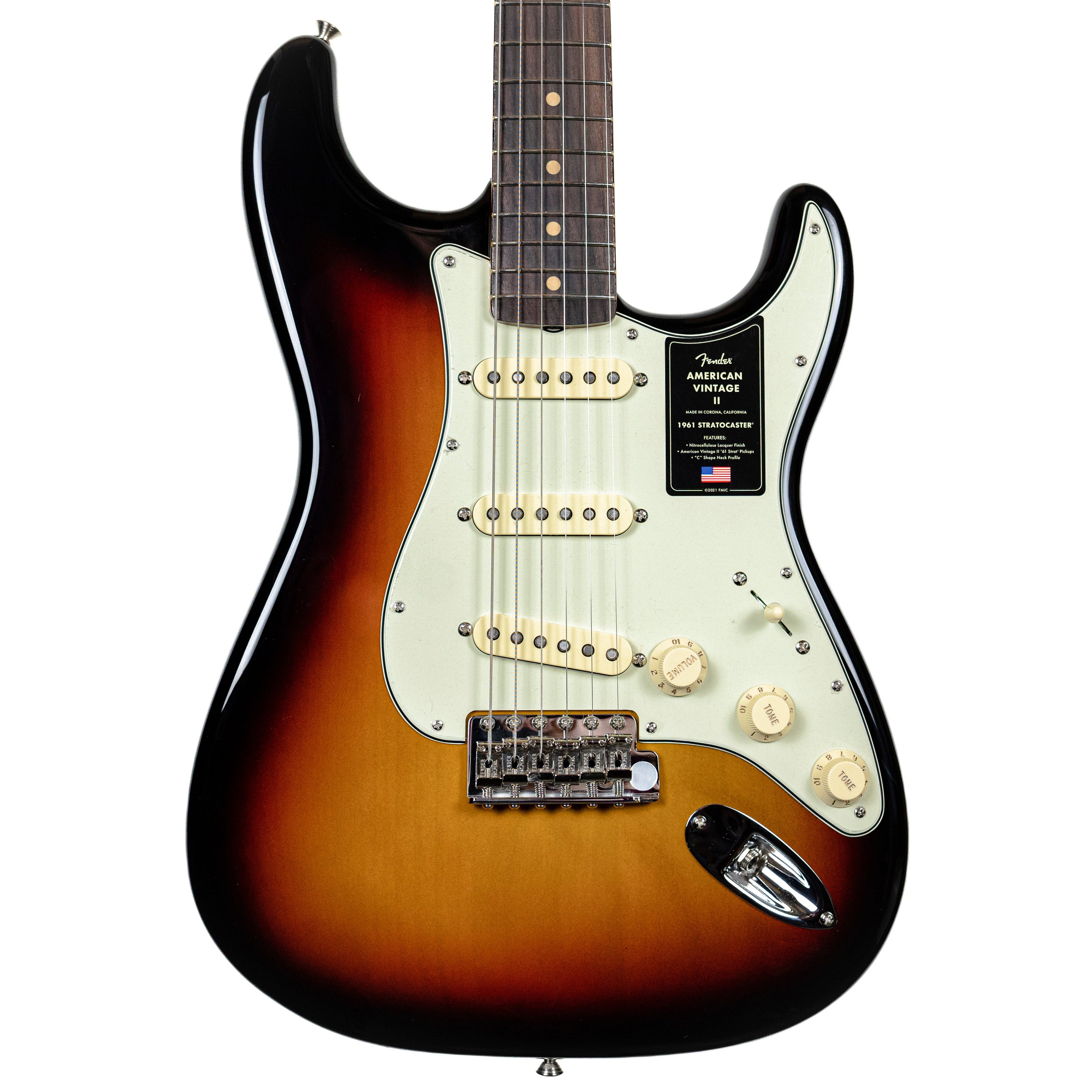 Fender American Vintage II '61 Strat 3 Tone Sunburst