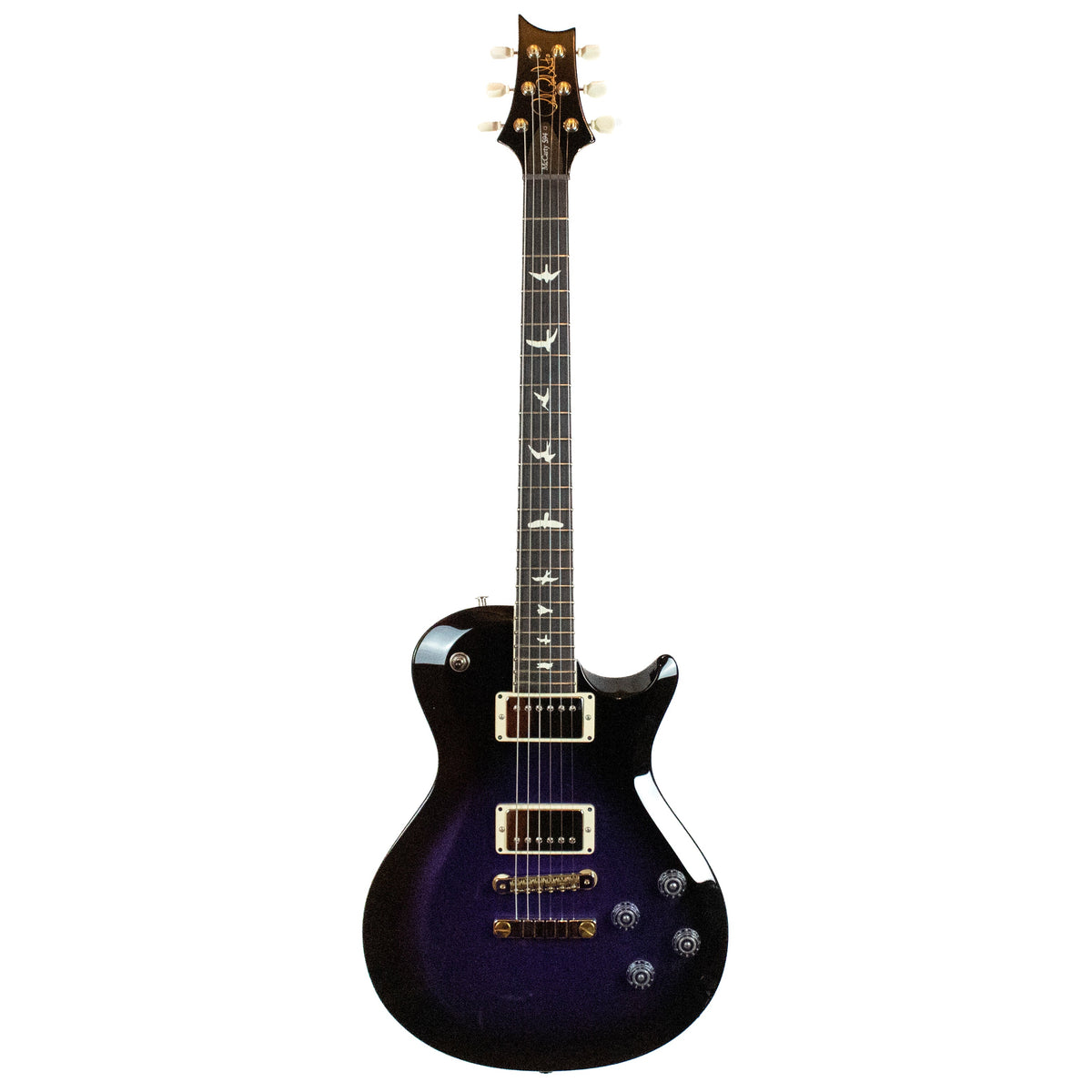 PRS S2 Singlecut 594 Metallic Purple with Black Wrap Burst